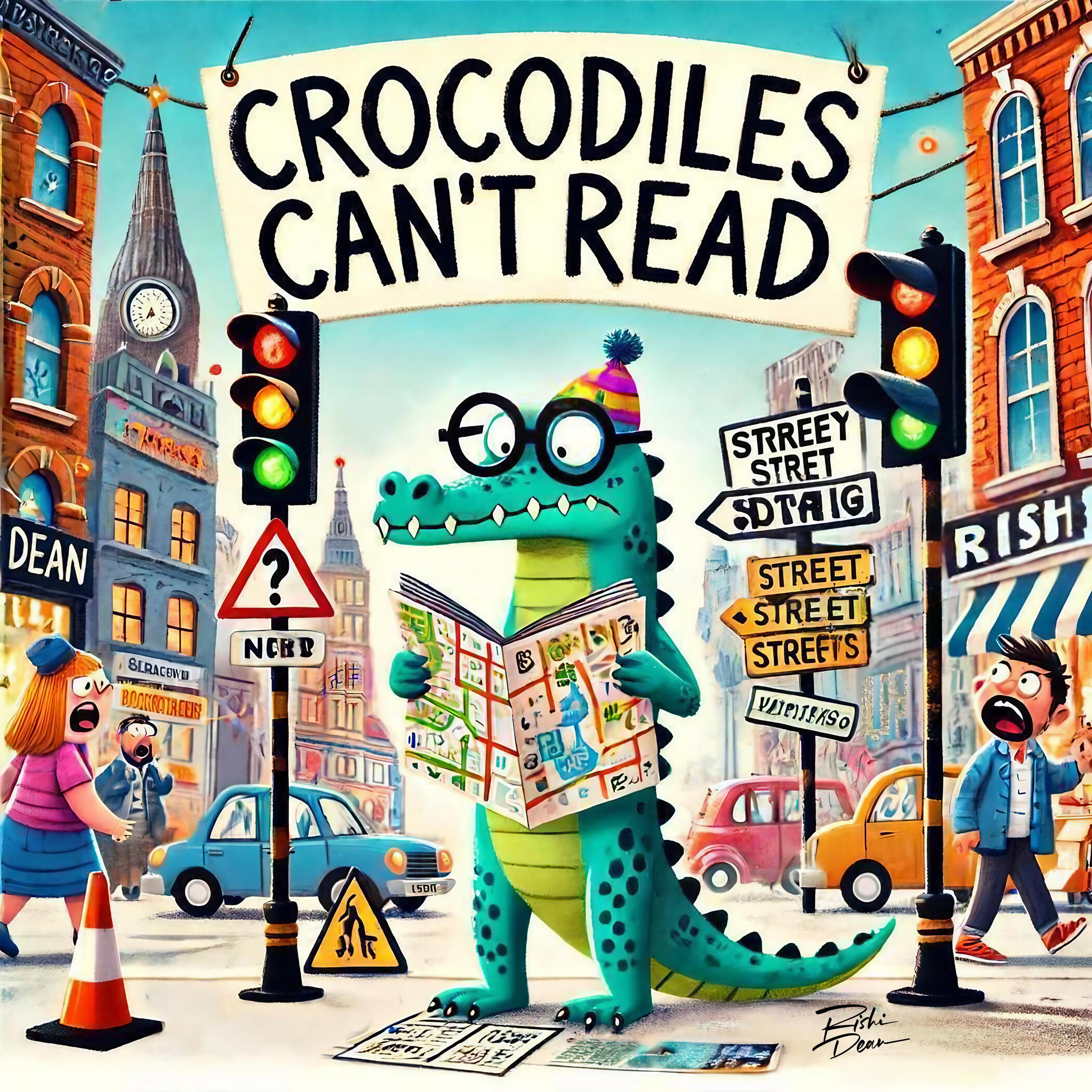 Crocodiles Can't Read